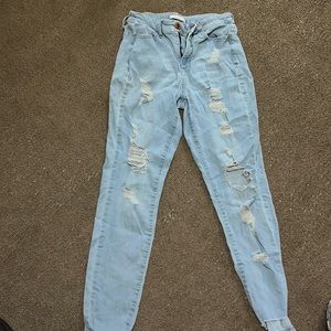 curvy jeggings high rise 7/28 w